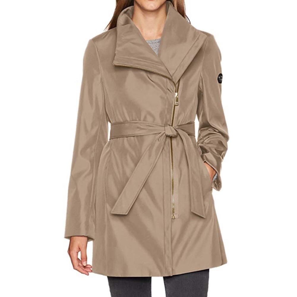 Calvin Klein Women’s Asymmetrical Raincoat